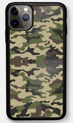 Buy Camo Army Green - 2D Phone Case for iPhone 11 Pro Max Phone Cases & Covers Online