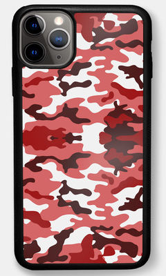 Buy Camo Indian Red - 2D Phone Case for iPhone 11 Pro Max Phone Cases & Covers Online