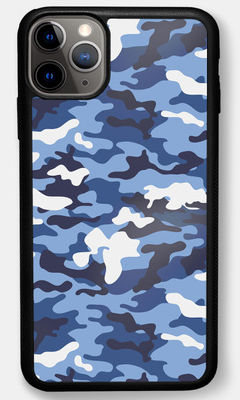 Buy Camo Navy - 2D Phone Case for iPhone 11 Pro Max Phone Cases & Covers Online