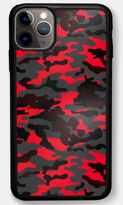 Buy Camo Red - 2D Phone Case for iPhone 11 Pro Phone Cases & Covers Online