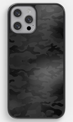 Buy Camo Army Black - 2D Phone Case for iPhone 12 Pro Max Phone Cases & Covers Online