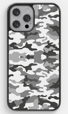 Buy Camo Grey - 2D Phone Case for iPhone 12 Pro Max Phone Cases & Covers Online