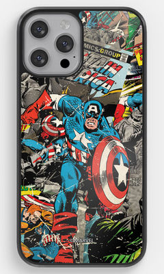 Buy Comic Captain America - Bumper Cases for  iPhone 12 Pro Max Phone Cases & Covers Online
