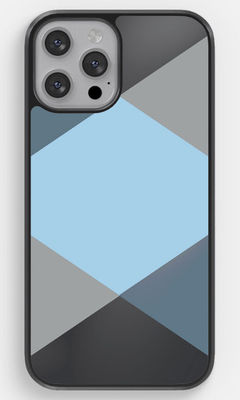 Buy Criss Cross Blugrey - Bumper Cases for  iPhone 12 Pro Max Phone Cases & Covers Online