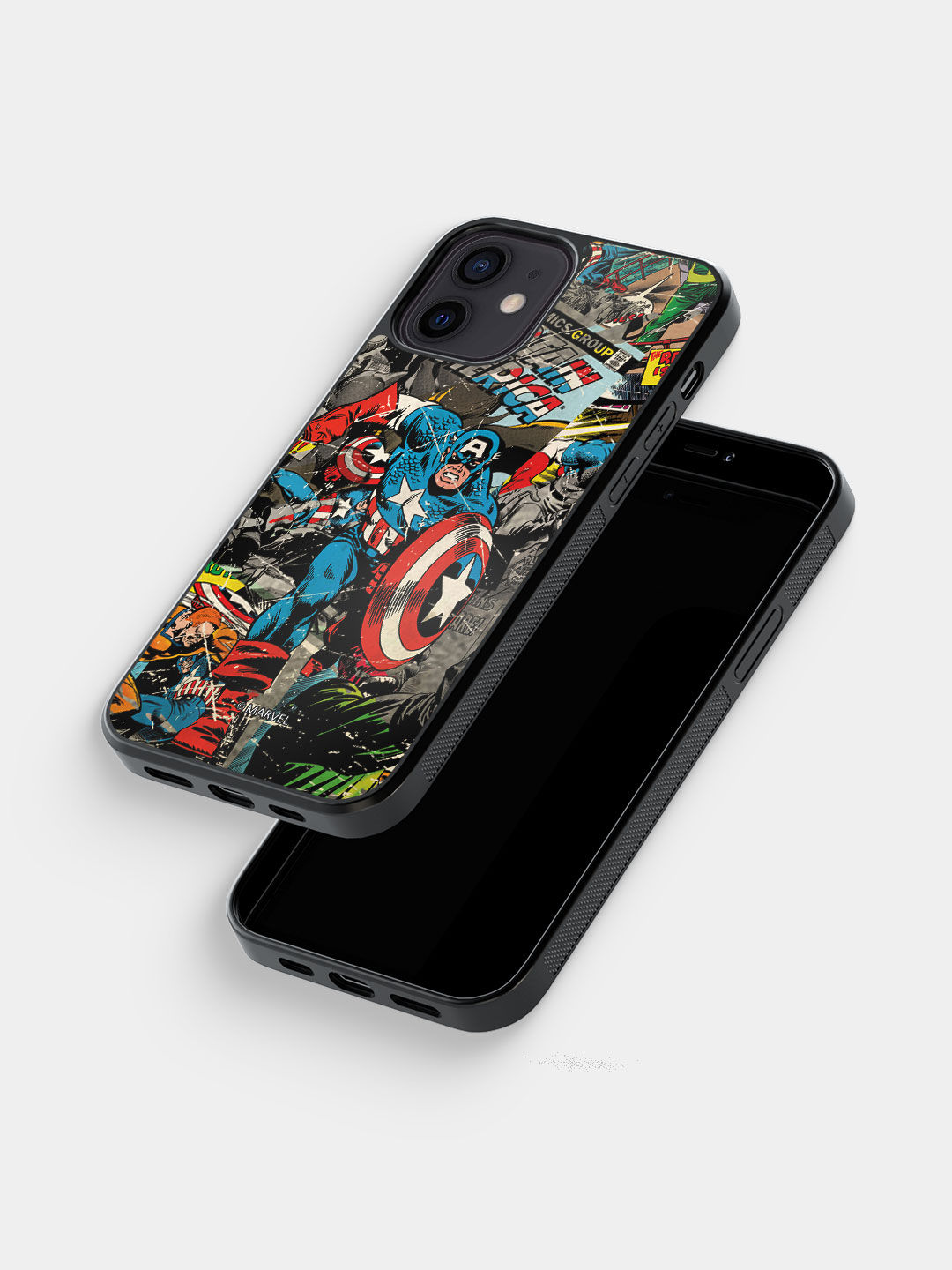 Buy Comic Captain America Macmerise Bumper Case for iPhone 12 Mini Online