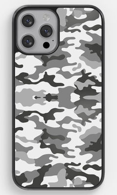 Buy Camo Grey - 2D Phone Case for iPhone 12 Pro Phone Cases & Covers Online