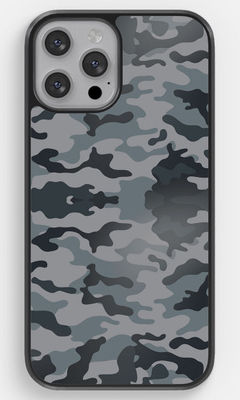 Buy Camo Gun Metal - 2D Phone Case for iPhone 12 Pro Phone Cases & Covers Online