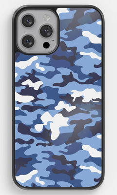 Buy Camo Navy - 2D Phone Case for iPhone 12 Pro Phone Cases & Covers Online