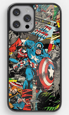 Buy Comic Captain America - Bumper Cases for  iPhone 12 Pro Phone Cases & Covers Online