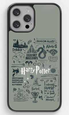 Buy Harry Potter Infographic Grey - Bumper Cases for  iPhone 12 Pro Phone Cases & Covers Online