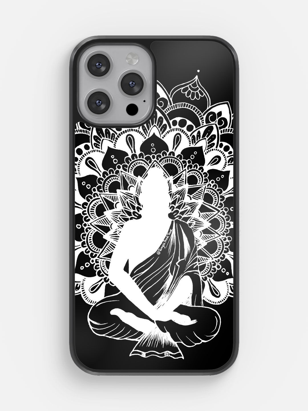 Buy Buddha Mandala White - Bumper Phone Case for iPhone 13 Pro Max Phone Cases & Covers Online