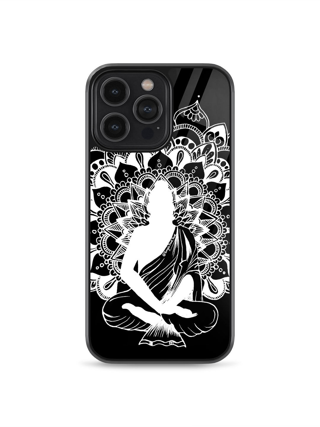 Buy Buddha Mandala White - Bumper Phone Case for iPhone 14 Pro Max Phone Cases & Covers Online
