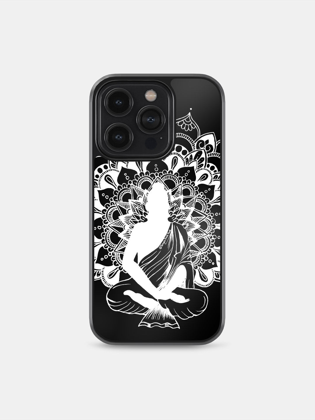 Buy Buddha Mandala White - Bumper Phone Case for iPhone 14 Pro Phone Cases & Covers Online
