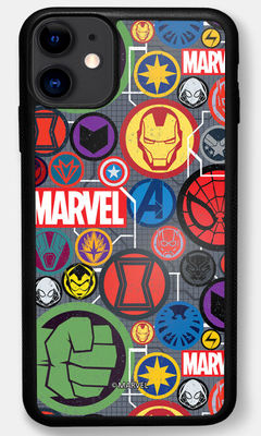 Buy Marvel Iconic Mashup - Bumper Cases for iPhone 11 Phone Cases & Covers Online