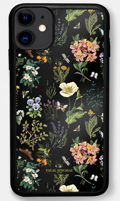 Buy Payal Singhal Titli Black - Bumper Cases for iPhone 11 Phone Cases & Covers Online
