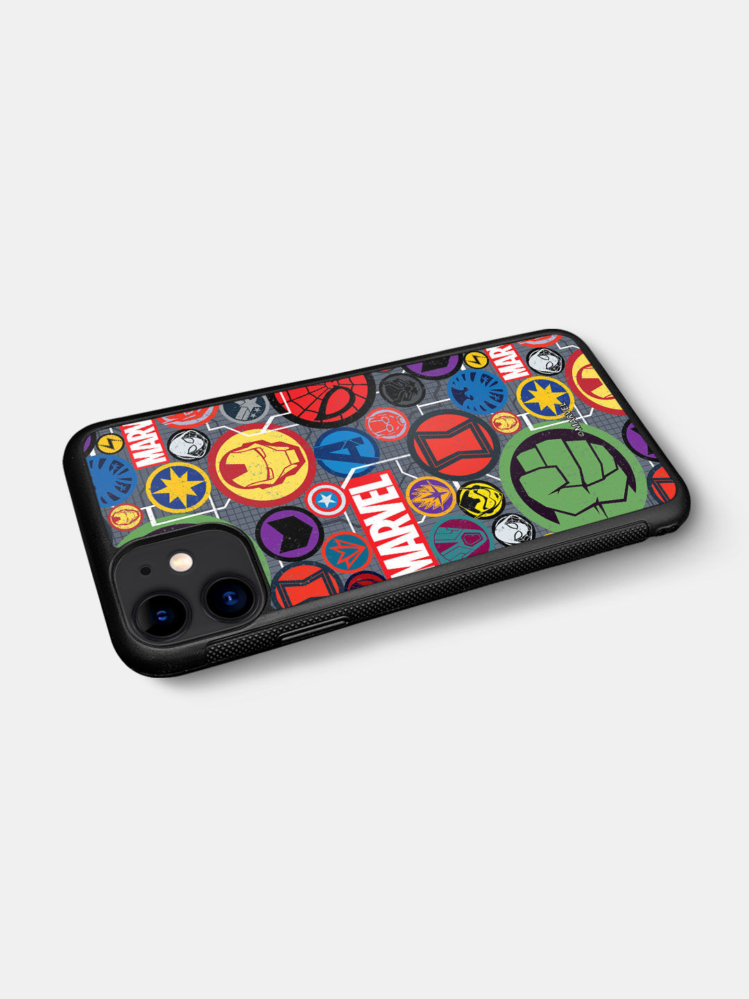 Buy Marvel Iconic Mashup Macmerise Glass Case for iPhone 13 Online