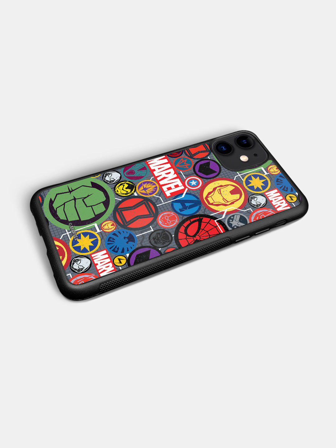 Buy Marvel Iconic Mashup Macmerise Glass Case for iPhone 13 Online