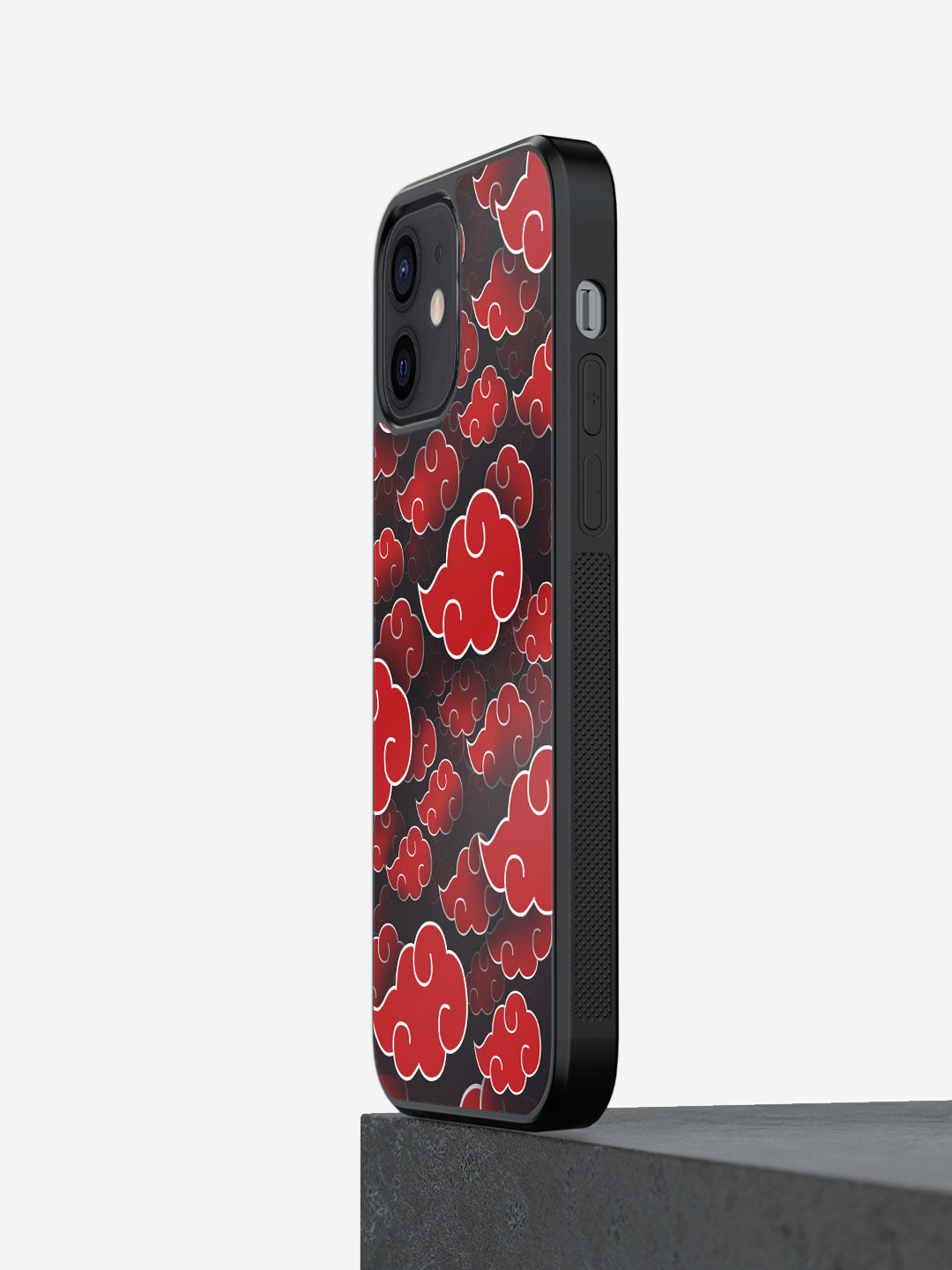 Capinha para celular iPhone 12 Mini Naruto - Nuvens Akatsuki - Gocase