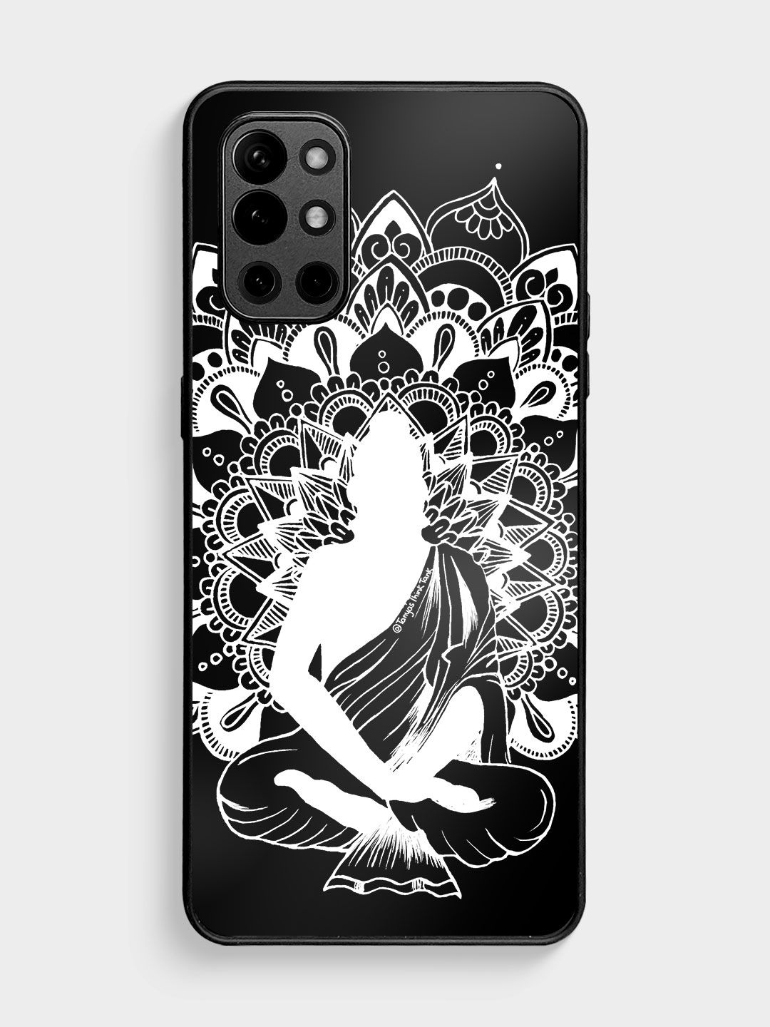 Buy Buddha Mandala White - Bumper Phone Case for OnePlus 9R Phone Cases & Covers Online