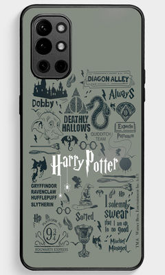 Buy Harry Potter Infographic Grey - Bumper Cases for  Oneplus 9R Phone Cases & Covers Online