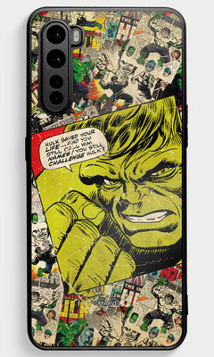 Buy Comic Hulk - Bumper Cases for  Oneplus Nord Phone Cases & Covers Online