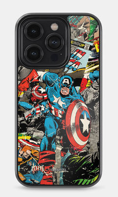 Buy Comic Captain America - Bumper Cases for iPhone 14 Pro Phone Cases & Covers Online