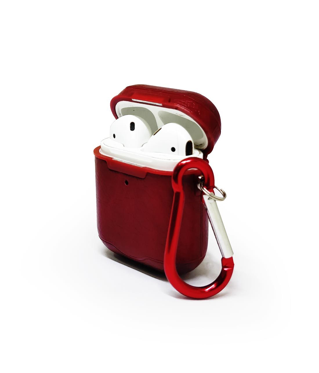 Leather Case Red - AirPods Case