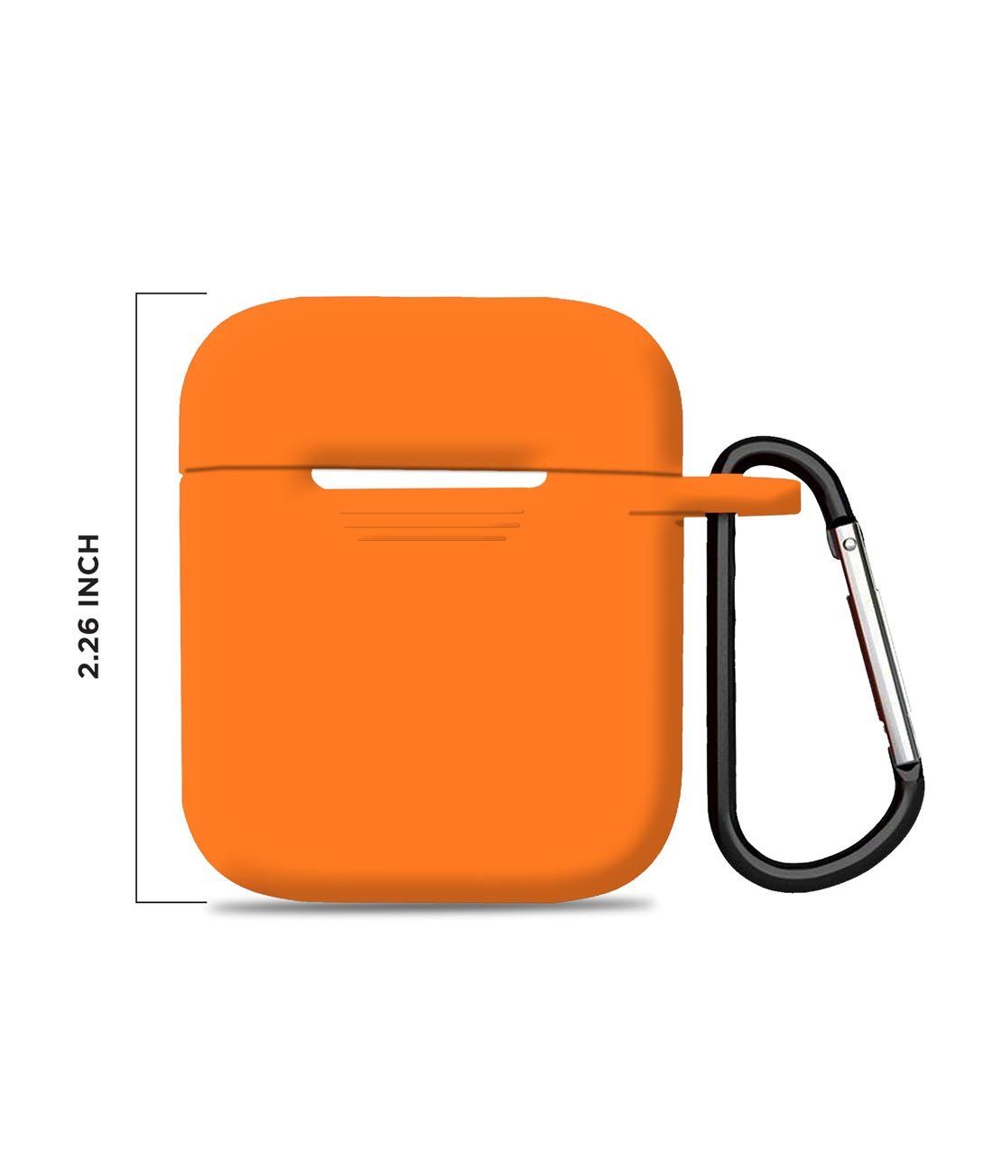 Silicone Case Orange AirPods Case