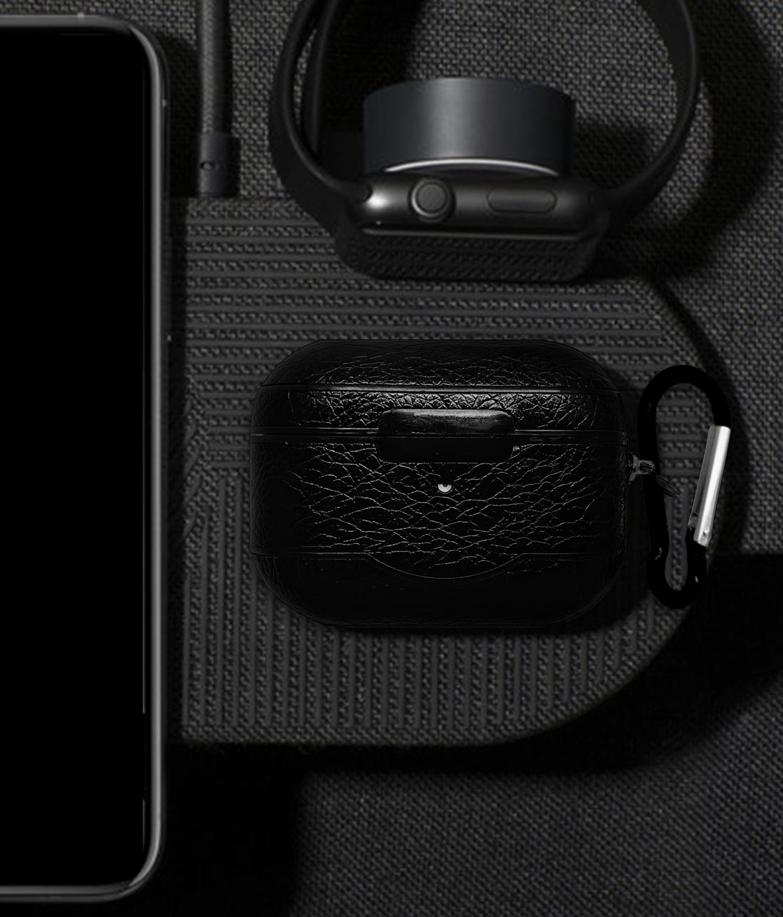 Leather Case Black - AirPods Pro Case