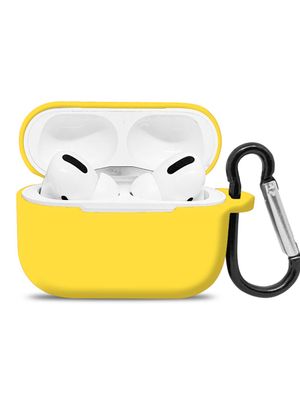 Buy Silicone AirPods Pro Case - AirPods yellow case Airpod Cases Online