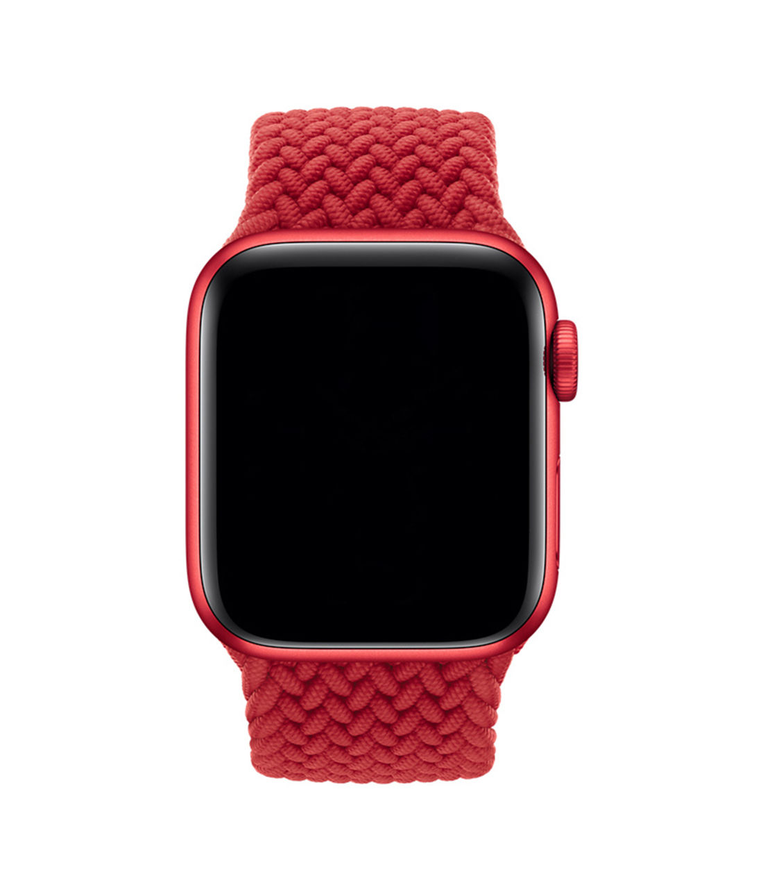 Crimson Red - Braided Nylon Apple Watch Band (38 / 41 MM)