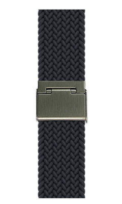 Buy Gunmetal Grey - Braided Nylon Apple Watch Band (38 / 41 MM) Apple Watch Bands Online
