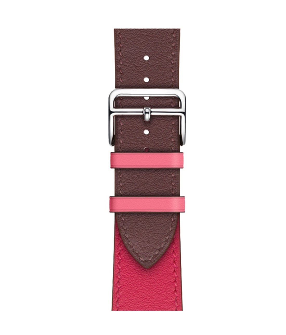 Berries and Wine - Leather Apple Watch Band  (38 / 41 MM)