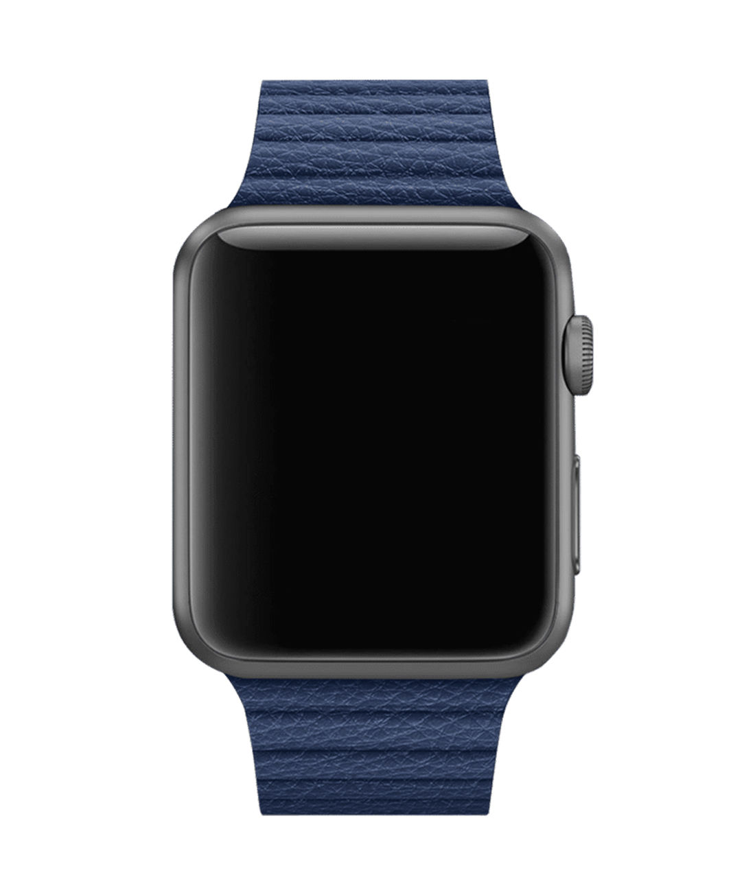 Midnight blue leather on sale loop