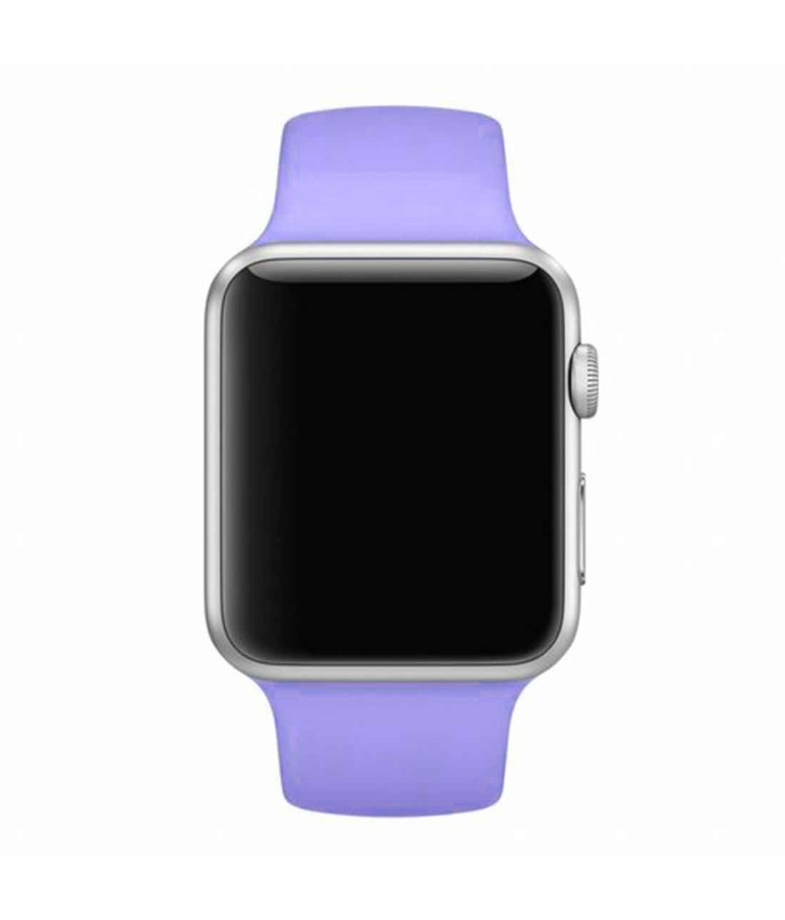 Purple silicone apple online watch band