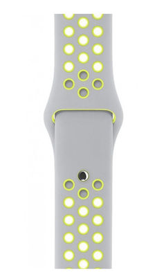 Buy Neon Sport Grey - Silicone Apple Watch Band  (38 / 41 MM) Apple Watch Bands Online