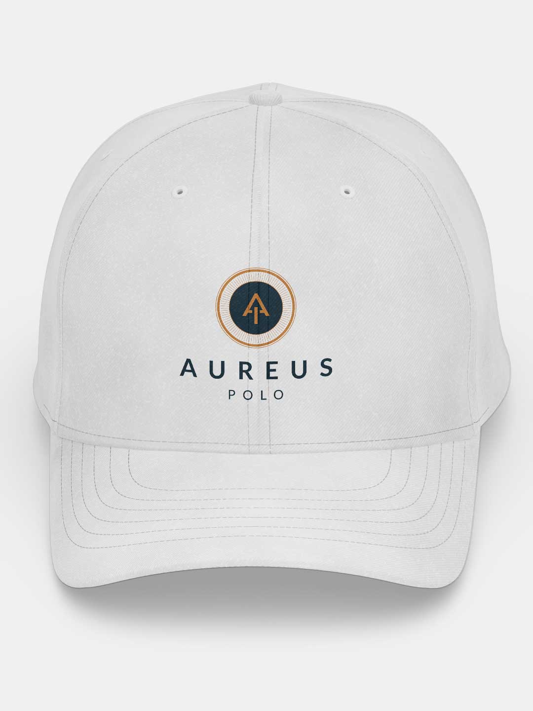 Buy Aureus Polo Vertical - Baseball Cap - White - Free Size Cap Online