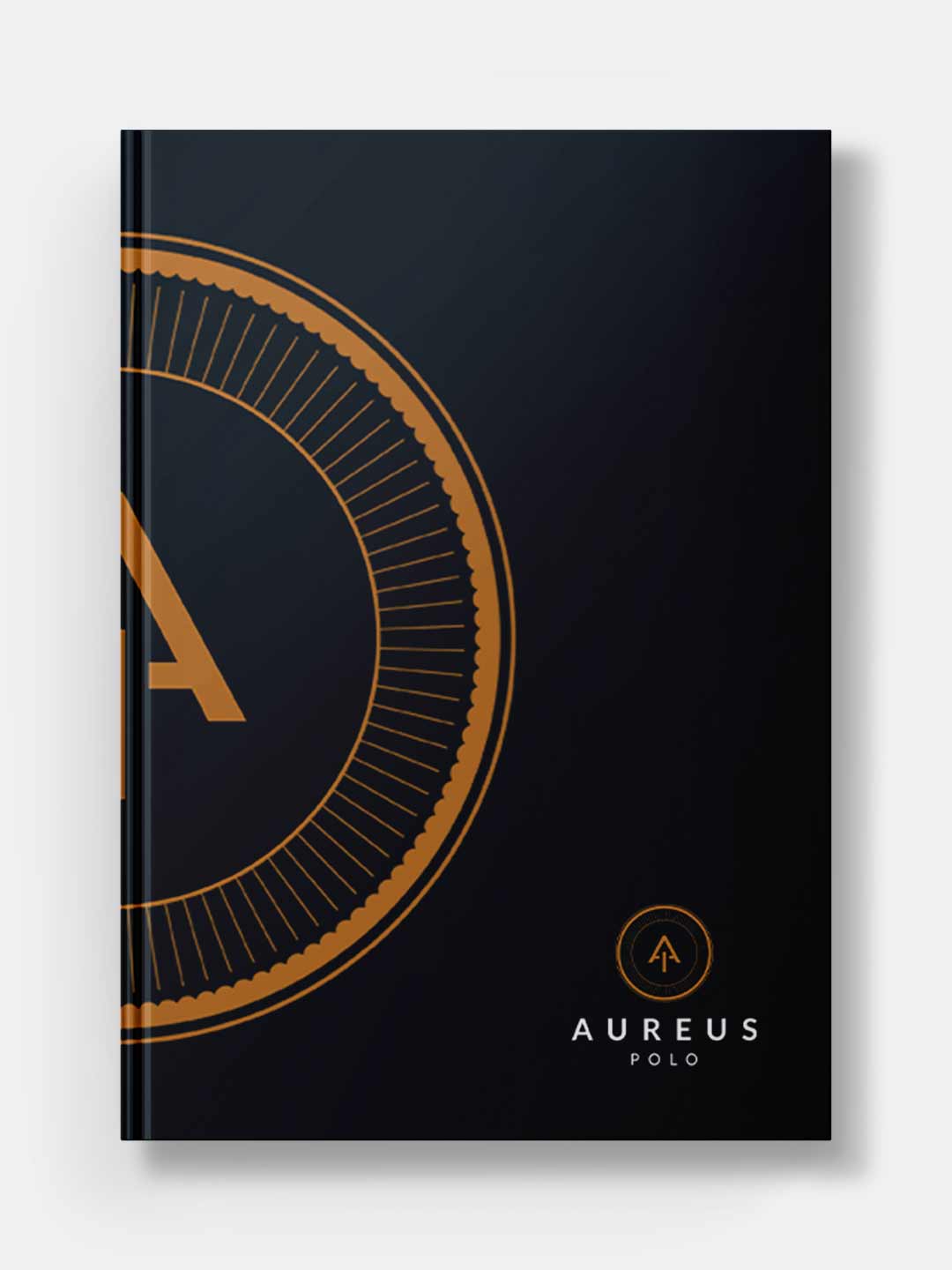Buy Aureus Polo Navy Vertical - Notebook Hard Cover - A5 Ruled Notebook Online
