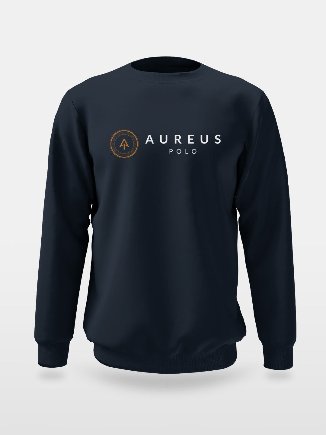 Aureus Polo Horizontal - Womens Sweatshirt - Navy Blue - Large