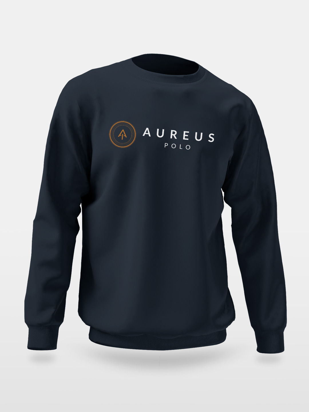 Aureus Polo Horizontal - Womens Sweatshirt - Navy Blue - Large