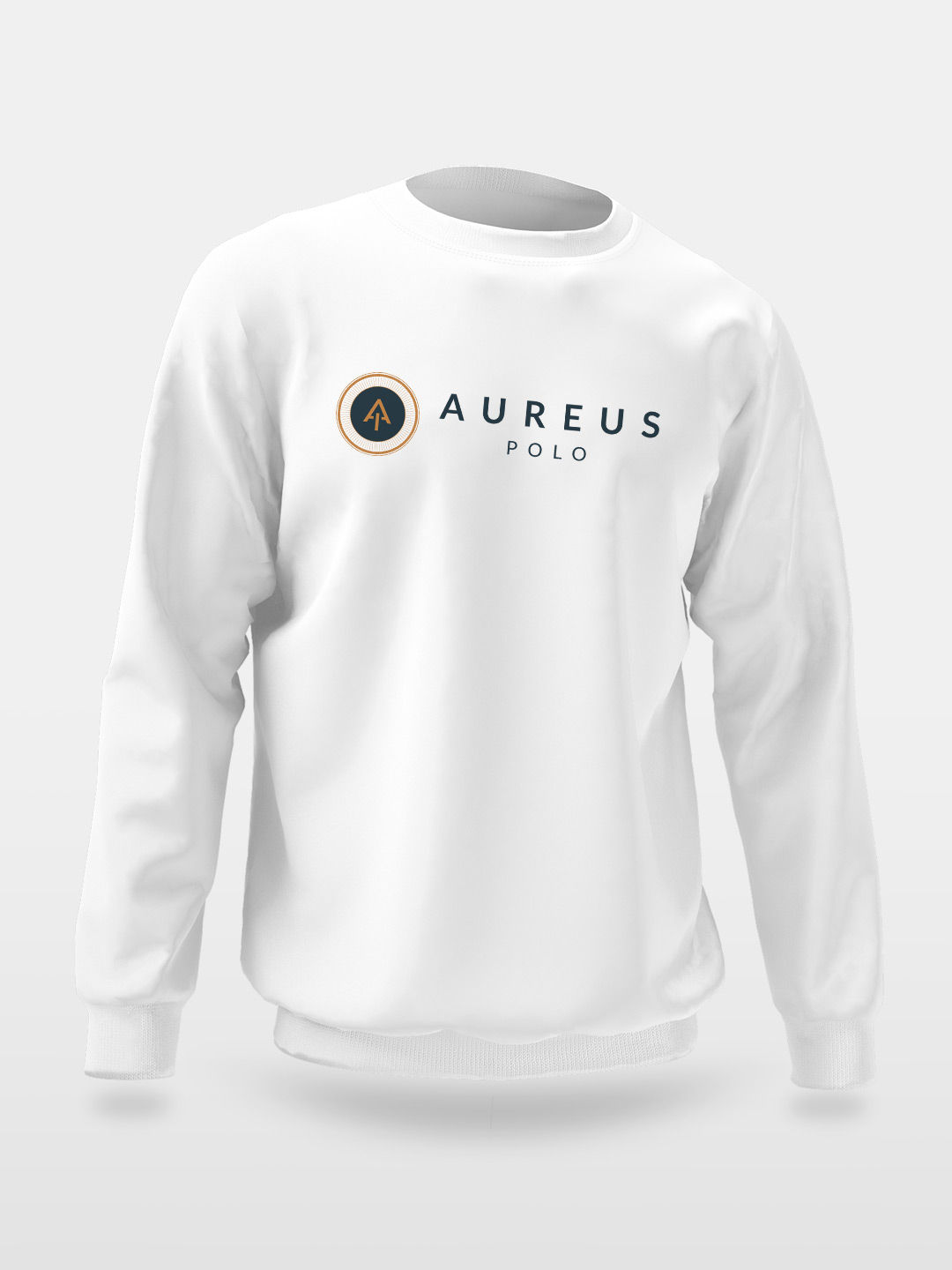 Aureus Polo Horizontal - Mens Sweatshirt - White - Large