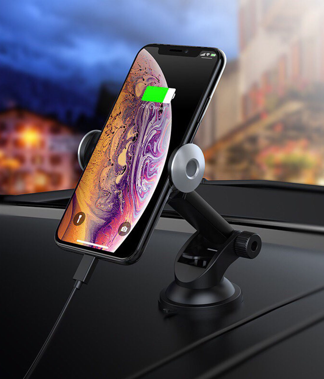 Macmerise Autobot Pro - Automatic Car mount Wireless Charger