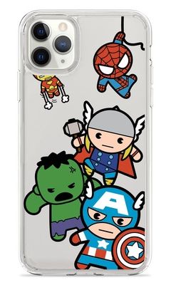 Buy Kawaii Art Marvel Comics - Clear Case for iPhone 11 Pro Max Phone Cases & Covers Online