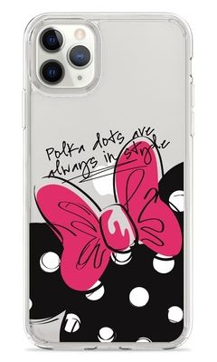 Buy Polka Minnie - Clear Case for iPhone 11 Pro Max Phone Cases & Covers Online