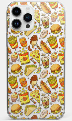 Buy Favourite Junk Food - Clear Case for iPhone 12 Pro Max Phone Cases & Covers Online