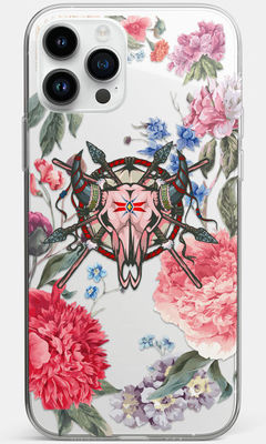 Buy Floral Symmetry - Clear Case for iPhone 12 Pro Max Phone Cases & Covers Online