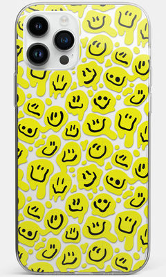 Buy Melting Smileys - Clear Case for iPhone 12 Pro Max Phone Cases & Covers Online