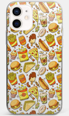 Buy Favourite Junk Food - Clear Case for iPhone 12 Mini Phone Cases & Covers Online