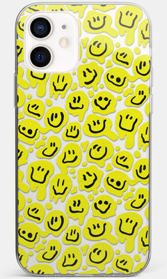Buy Melting Smileys - Clear Case for iPhone 12 Mini Phone Cases & Covers Online
