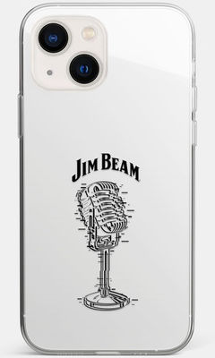 Buy Jim Beam Retro Mic - Clear Case for iPhone 13 Mini Phone Cases & Covers Online